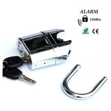 Heavy Duty Waterproof Alarm Padlock with 110dB Siren & 3 Keys – Outdoor Security Lock for Sheds and Gates