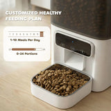 PawHut 4.5L WiFi Automatic Cat Feeder with Timer, Programmable 1–10 Meals – Dual Power Food Dispenser