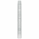 vidaXL Gabion with 3.5 mm Wire and 5x10 cm Mesh 250x20x200 cm