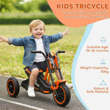 AIYAPLAY Kids Tricycle Baby Trike with Steel Frame – 3 Wheel Toddler Balance Bike for Indoor & Outdoor, Orange
