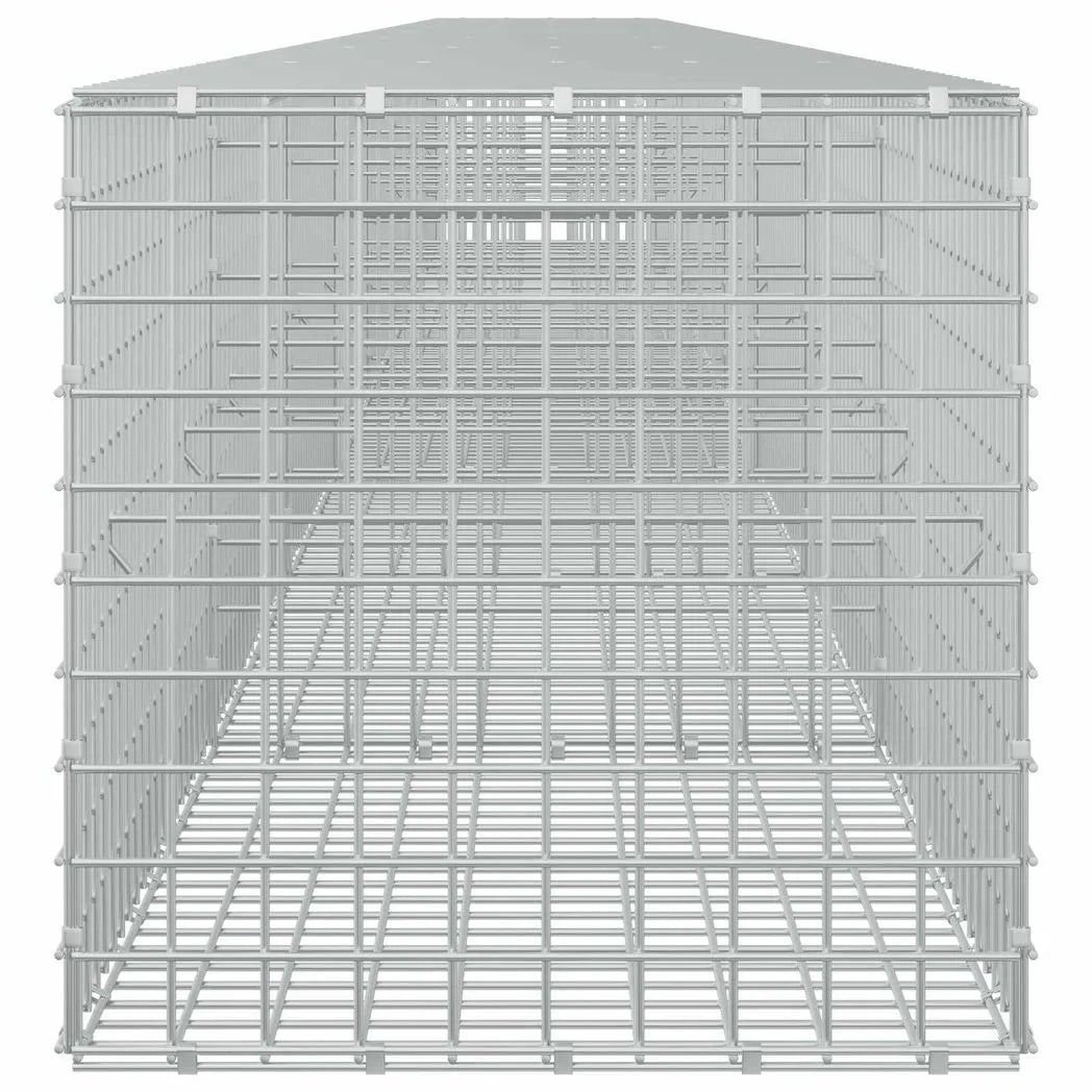 vidaXL Gabion with 5 mm Wire and 5x5 cm Mesh 800x50x50 cm