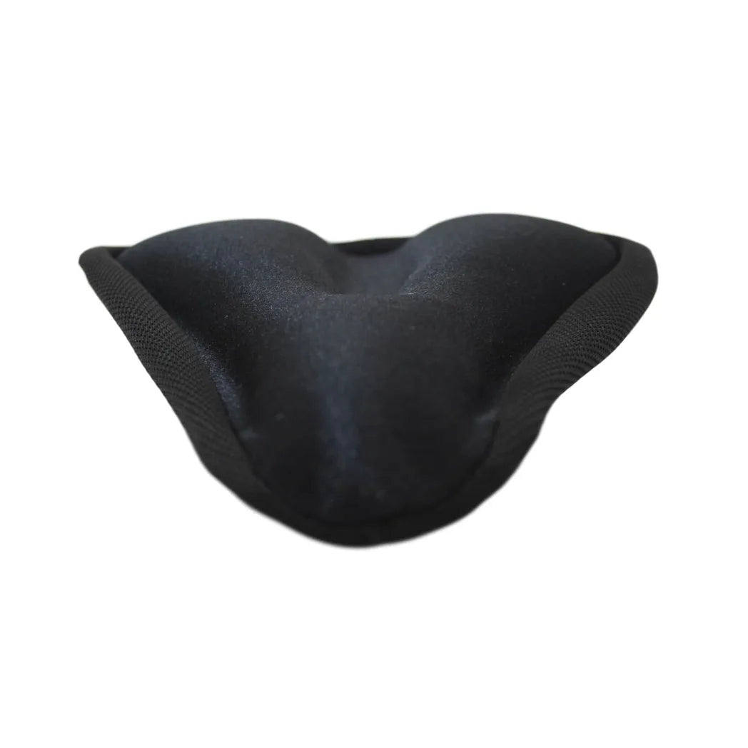 Soft Cushioned Wide Bicycle Saddle Seat, 26 x 26cm – Comfort Ride Bike Seat, Black