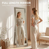 HOMCOM Full Length Mirror, 37 x 157 cm, Hanging or Freestanding