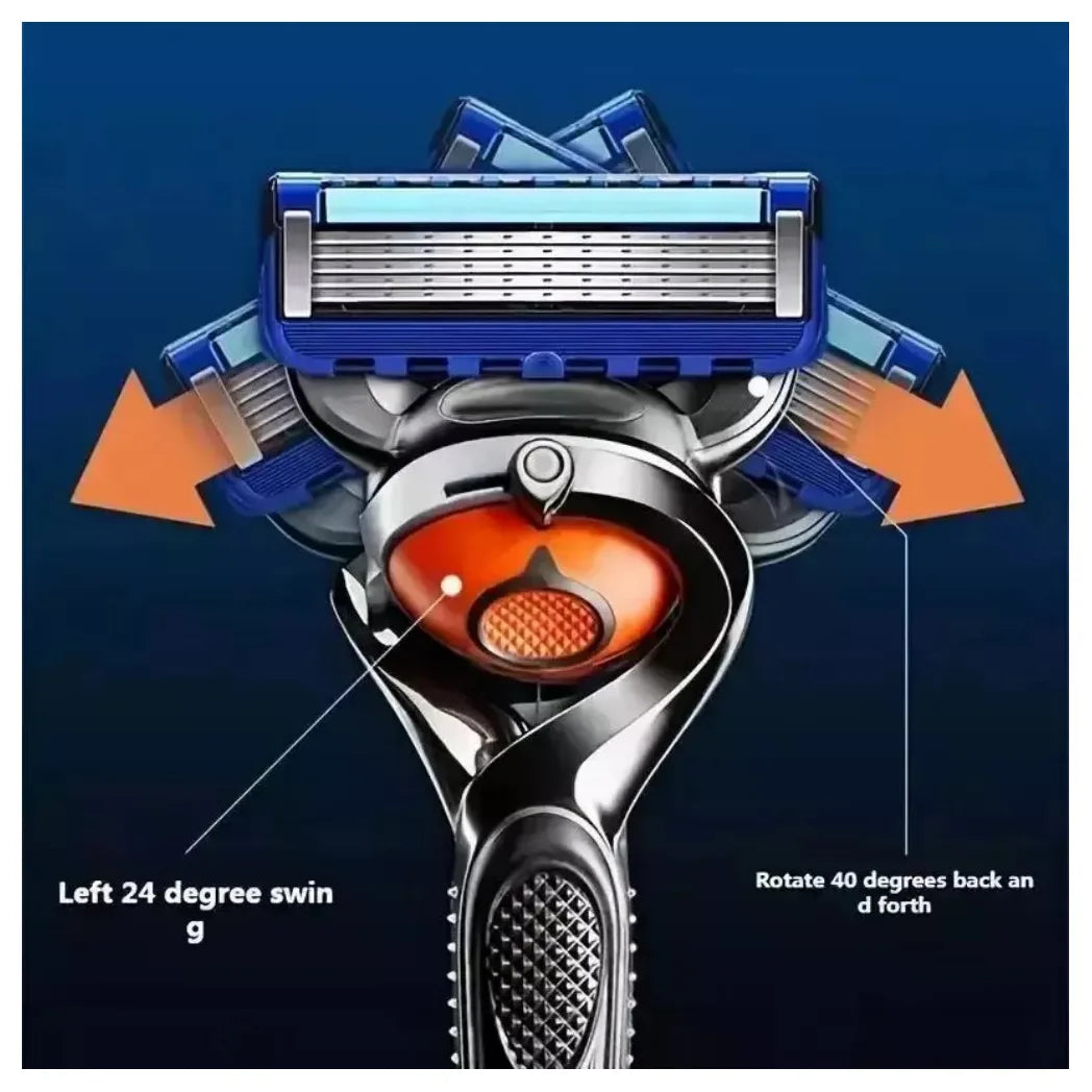 Men's 5-Blade Razor Set with 1 Handle and 24 Replacement Cartridges, ProGlide Compatible