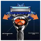 Men's 5-Blade Razor Set with 1 Handle and 24 Replacement Cartridges, ProGlide Compatible