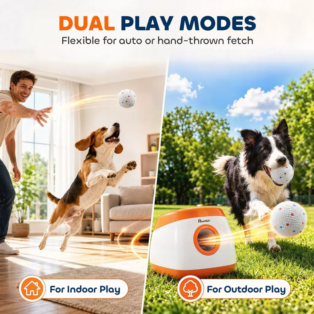 PawHut 6 Pack ETPU Dog Balls, 58mm – Bite-Resistant Floating Fetch and Chew Toys for Small and Medium Dogs