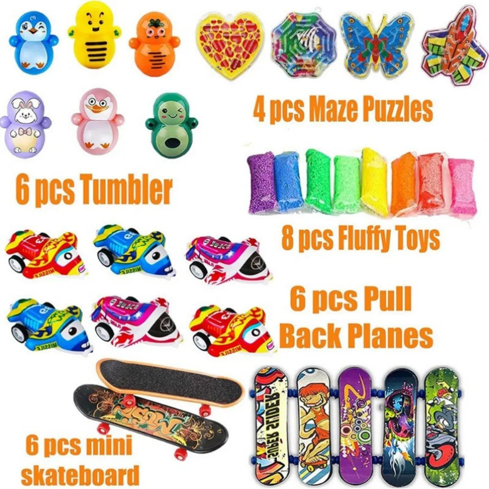 Party Bag Fillers Set, 206 Assorted Toys for Kids – Birthday Party Favours, Classroom Prizes & Gifts
