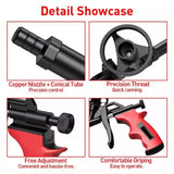 Professional PU Foam Gun with Shut-Off Valve – Brass Body, PTFE Coated, Expanding Foam Applicator