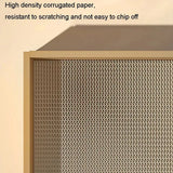 5-Pack Cat Box Scratcher with Storage Box – Heavy Duty Corrugated Cardboard Scratching Board and Bed