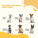 PawHut 3-Step Dog Stairs with Side Panels & Non-Slip Feet – Pet Steps for Sofa and Bed, Small Puppies