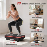 SPORTNOW Vibration Plate Exercise Machine with 99 Speed Levels, Bluetooth Speaker & Remote – Home Fitness