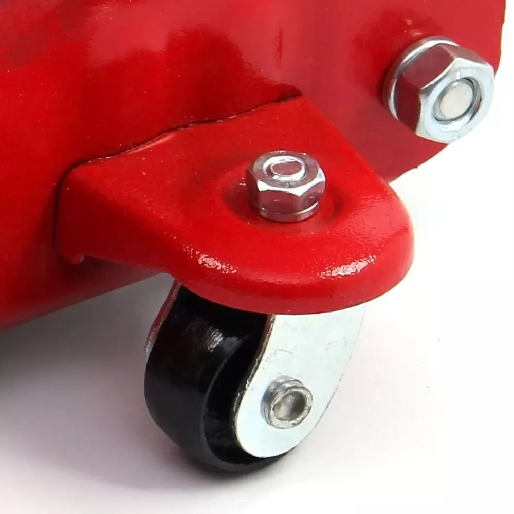 2 Ton Hydraulic Trolley Floor Jack with Plastic Storage Carry Case – Low Profile Car and Van Jack