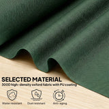 Outsunny Hanging Egg Chair Cover – Waterproof Oxford Fabric Protective Cover with Zip, 196 x 230cm, Green