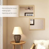 HOMCOM Wall Bathroom Mirror, 30 x 40 cm Wall-Mounted Mirror for Living Room, Bedroom, Hallway, Set of 2