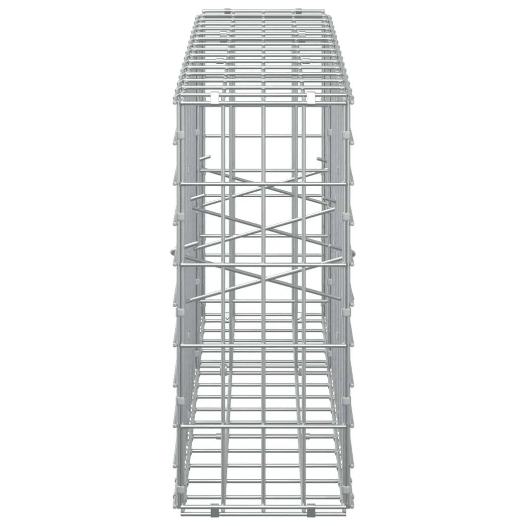 vidaXL Gabion with 3.5 mm Wire and 5x10 cm Mesh 150x20x50 cm