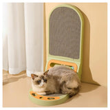 L-Shaped Cat Scratcher Board with Bell Ball Toys – Thickened Double-Sided Scratching Pad and Lounge Bed