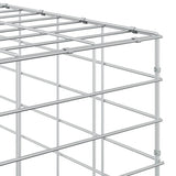 vidaXL Gabion with 3.5 mm Wire and 5x10 cm Mesh 250x20x200 cm