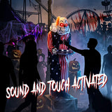 HOMCOM Animated Clown – Sound & Touch Activated