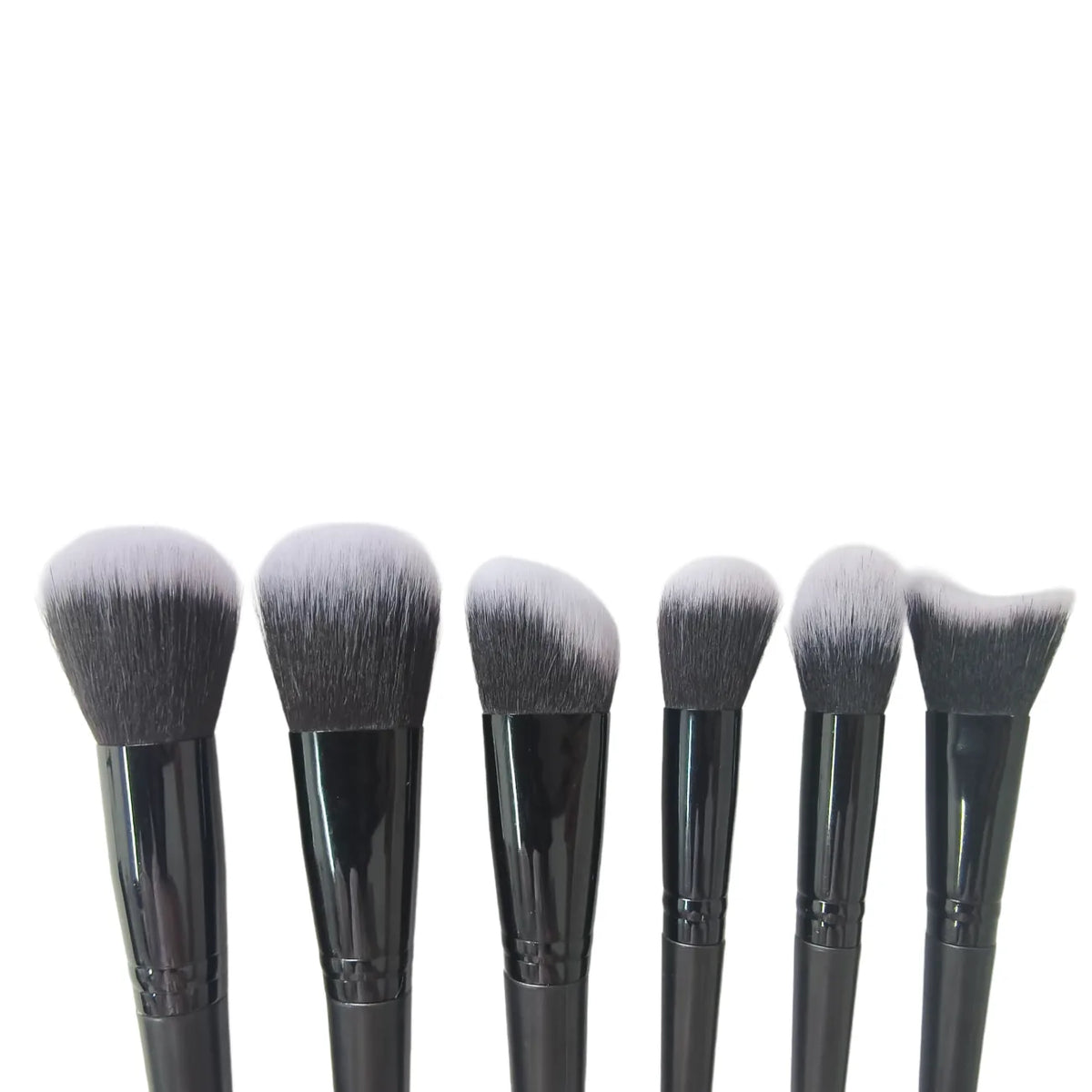 25-Piece Makeup Brush Set with Synthetic Bristles – Foundation, Concealer, Blush and Eyeshadow Brushes, Black