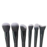 25-Piece Makeup Brush Set with Synthetic Bristles – Foundation, Concealer, Blush and Eyeshadow Brushes, Black