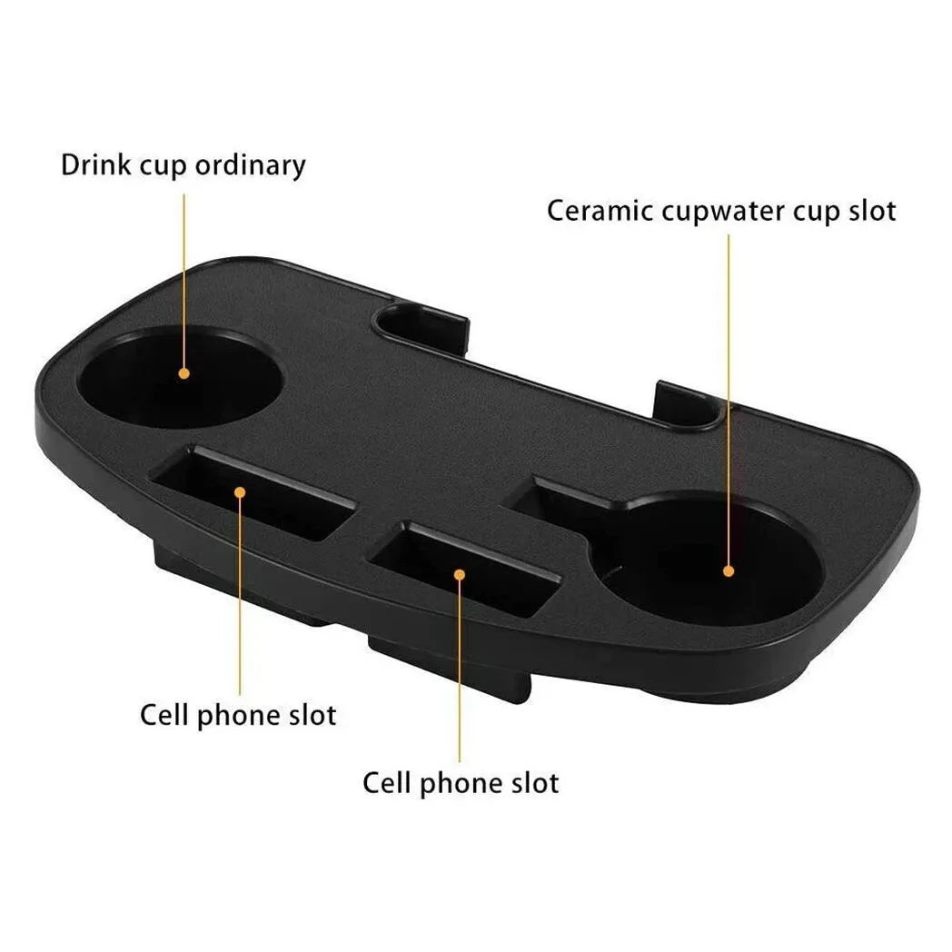Clip-On Camping Chair Side Tables, Set of 2 – Cup Holder and Phone Tray for Outdoor Chairs