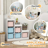 AIYAPLAY 3-Tier Kids Toy Storage Organiser with 6 Removable Bins – Multicolour, Ages 3-8