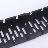 No Drill Under Desk Cable Management Tray with Clamp – Iron Wire Basket, Tool-Free Installation