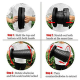 Folding Stool Portable Telescoping Seat Retractable Camping Adjustable UK