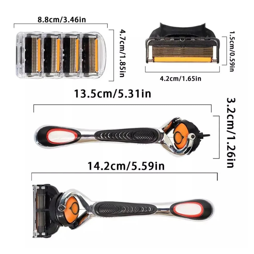 Men's 5-Blade Razor Set with 1 Handle and 24 Replacement Cartridges, ProGlide Compatible