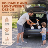 AIYAPLAY Foldable Baby Balance Bike, No Pedals, Adjustable Seat – Lightweight Toddler Bike for 1–2 Years
