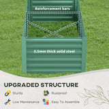 Outsunny Galvanised Steel Raised Garden Bed