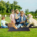 Waterproof Pet Car Boot Liner with Bumper Flap and Storage Pockets, 185 x 105cm – Universal Dog Boot Protector, Black