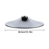 Replacement Aluminium Bar Stool Base, 38.5cm Round Swivel Mount Plate – Pub Stool, Gaming & Barber Chair Spare