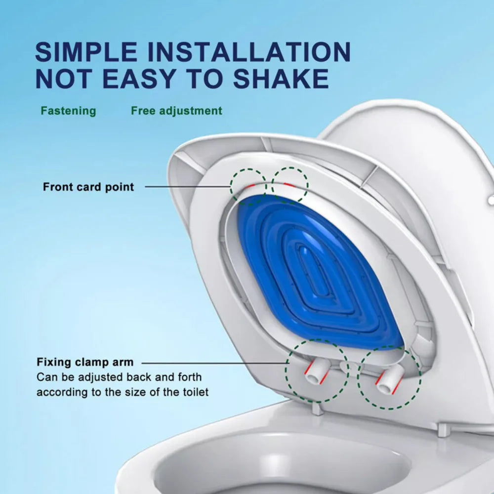Reusable Cat Toilet Training Kit – Litter Mat and Trainer Tray, Fits Standard Toilets