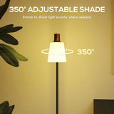 HOMCOM Floor Lamp with Rotatable Head