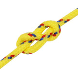 vidaXL Multipurpose Utility Rope 4 mm 25 m Yellow PP 105 kg Max Load