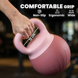 SPORTNOW 8kg Soft Kettlebell with Anti-Slip Grip & Flat Base – Home Gym Weight for Strength Training