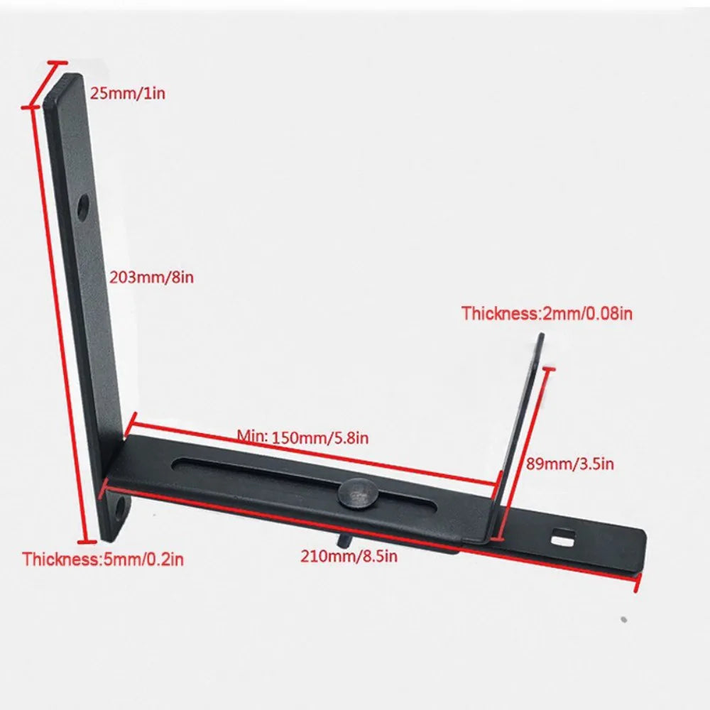 Adjustable Window Box Brackets – 4 Pcs