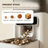 PawHut 4.5L WiFi Automatic Cat Feeder with Timer, Programmable 1–10 Meals – Dual Power Food Dispenser