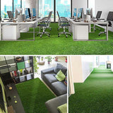 Artificial Grass Turf Roll, 4m x 1m with Drainage Holes & Anti-Slip Backing – Realistic Pet-Friendly Lawn