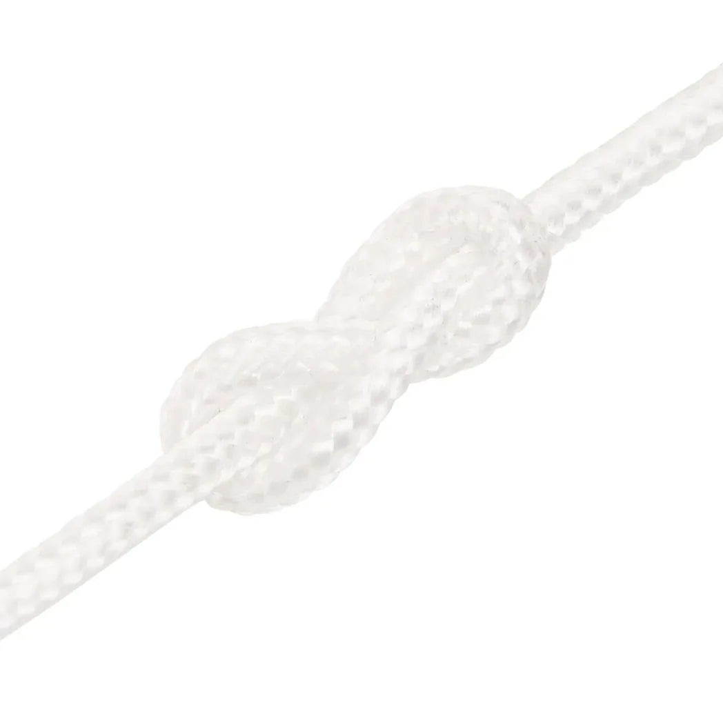 vidaXL Multipurpose Utility Rope 3 mm 250 m White PP 67.5 kg Max Load