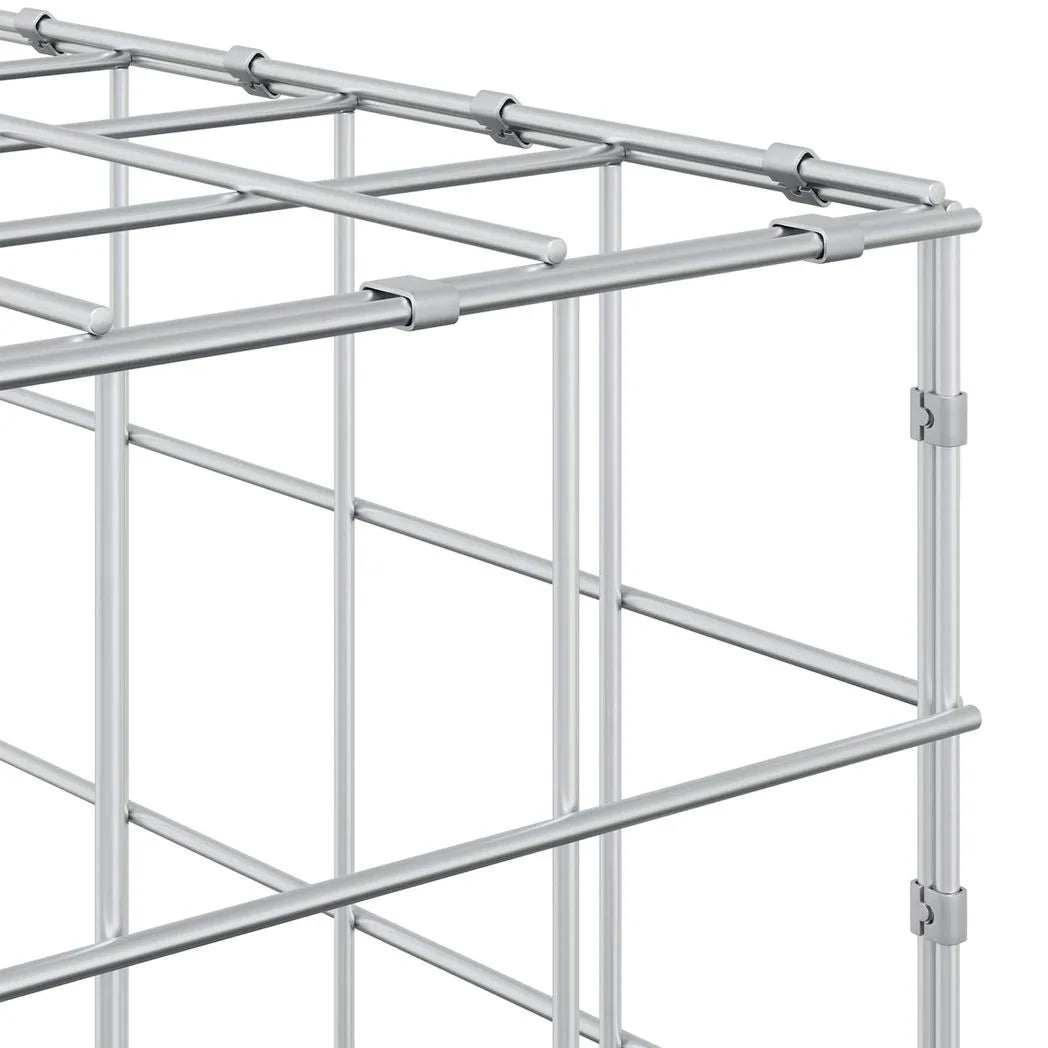 vidaXL Gabion with 3.5 mm Wire and 10x10 cm Mesh 450x50x50 cm