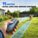 PawHut Ultrasonic Anti-Barking Device for Dogs with 5 Modes, Vibration & LED Torch – Bark Trainer