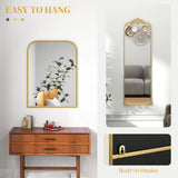 HOMCOM Wall Mirror, Decorative Baroque Mirror with Metal Frame, for Bedroom and Living Room, 60 x 87 cm