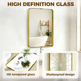HOMCOM Rectangular Wall Mirror