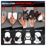 Half Face Respirator Mask with Replaceable Filter – Dust, Gas and Paint Mask for DIY and Decorating