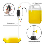 10 Piece Fuel & Oil Funnel Set – Flexible Spouts, Filters & Manual Transfer Pump
