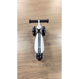 AIYAPLAY Balance Bike for Toddlers 1–2 Years with Adjustable Seat and Light-up Rear Wheels – Boys and Girls, Black