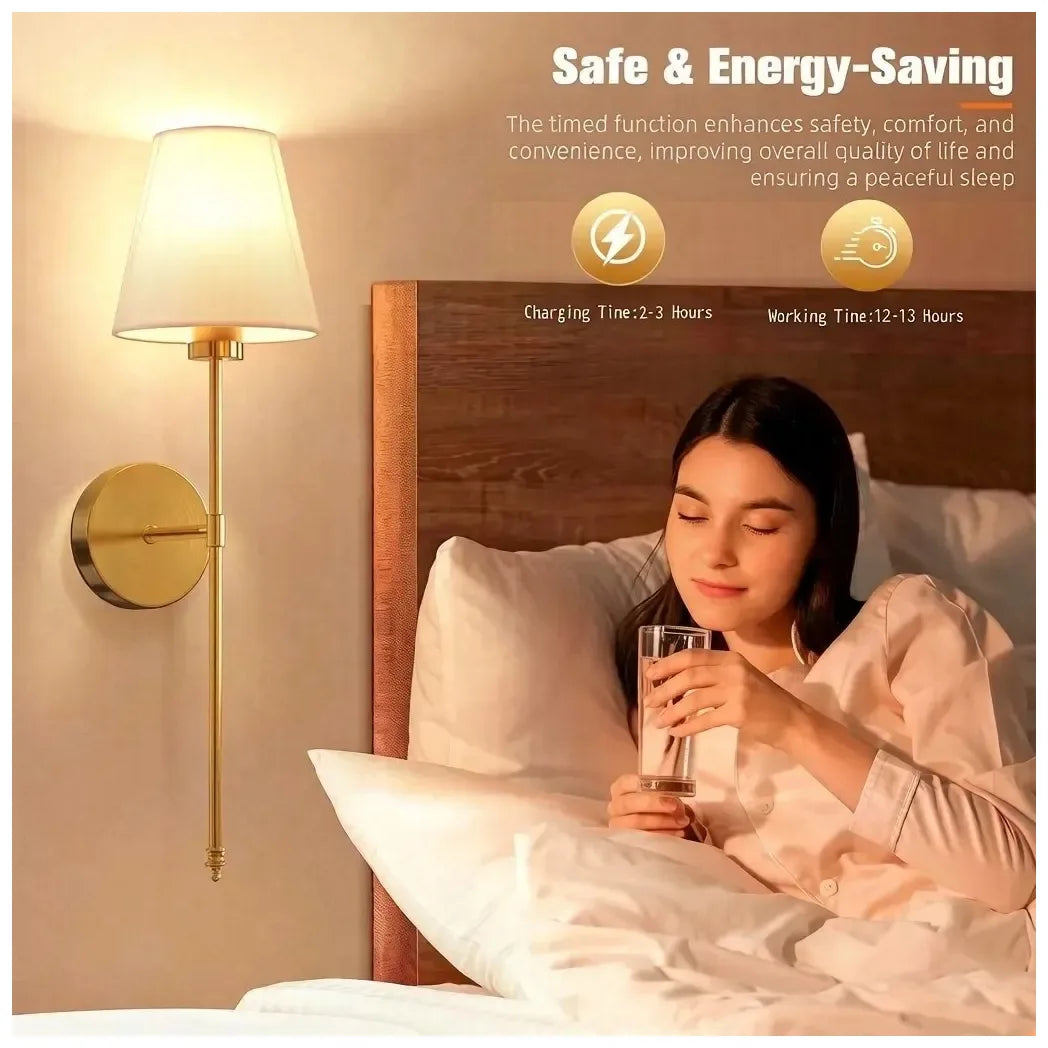 Wireless Wall Lamp - Set of 2