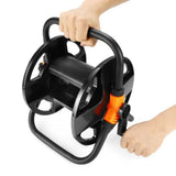 Portable Garden Hose Pipe Reel Cart Free Standing Holder Water Hose 20m UK